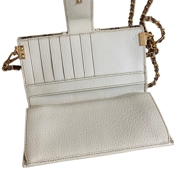 GUCCI GG Sherry Line Canvas Leather Wallet to Crossbody Bag 💼 - Picture 10 of 15